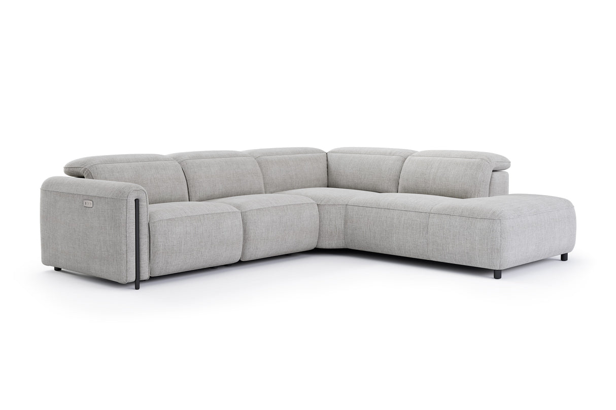 Octavia Fabric Reclining Corner Sectional Cloud Sofa