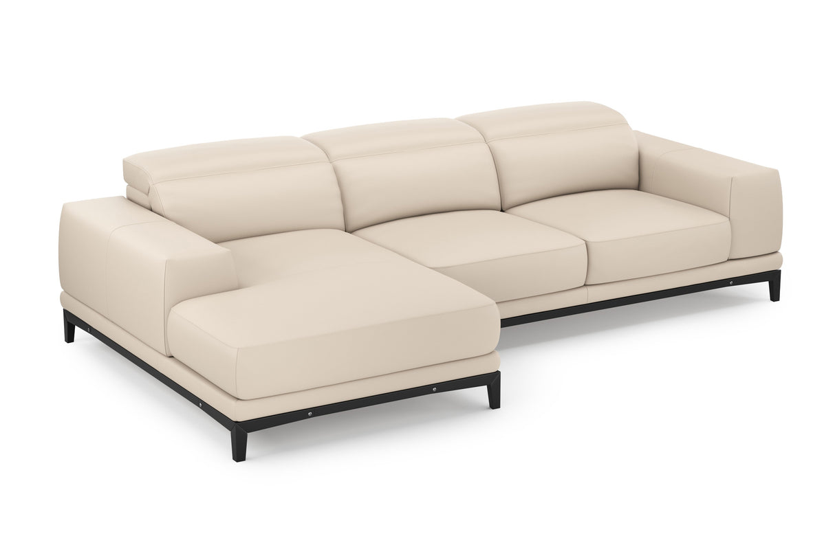 Valletta Leather Sectional Sofa