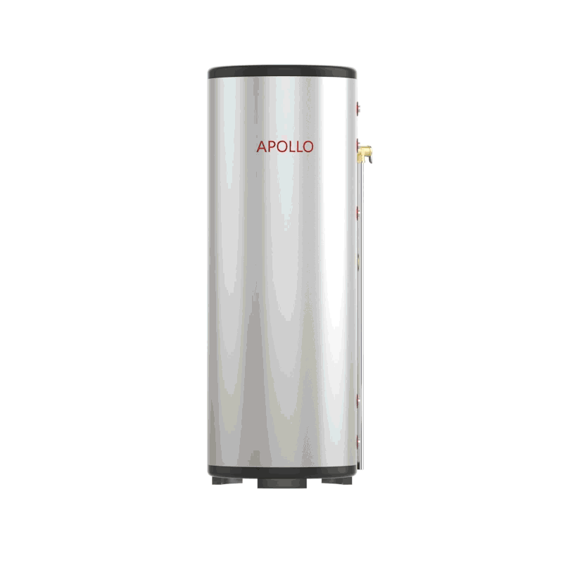 APOLLO DHW80 - Stainless Indirect Water Heater Tank - 80gal