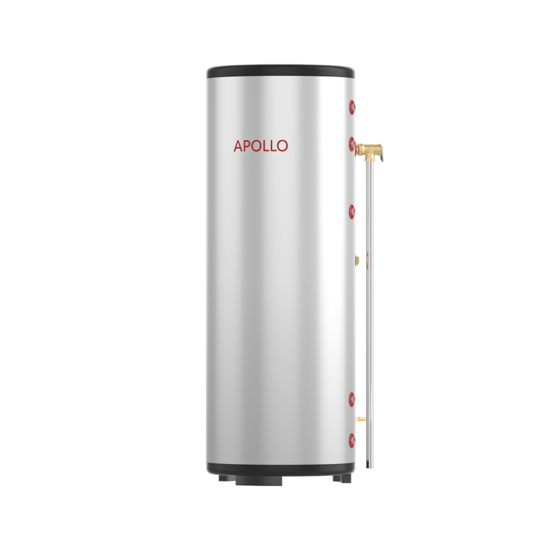 APOLLO DHW80 - Stainless Indirect Water Heater Tank - 80gal