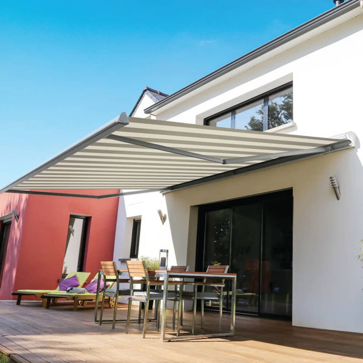 Advaning Luxury Series Fully Assembled Retractable Sun Shade Canopy Awning (SAK31549)