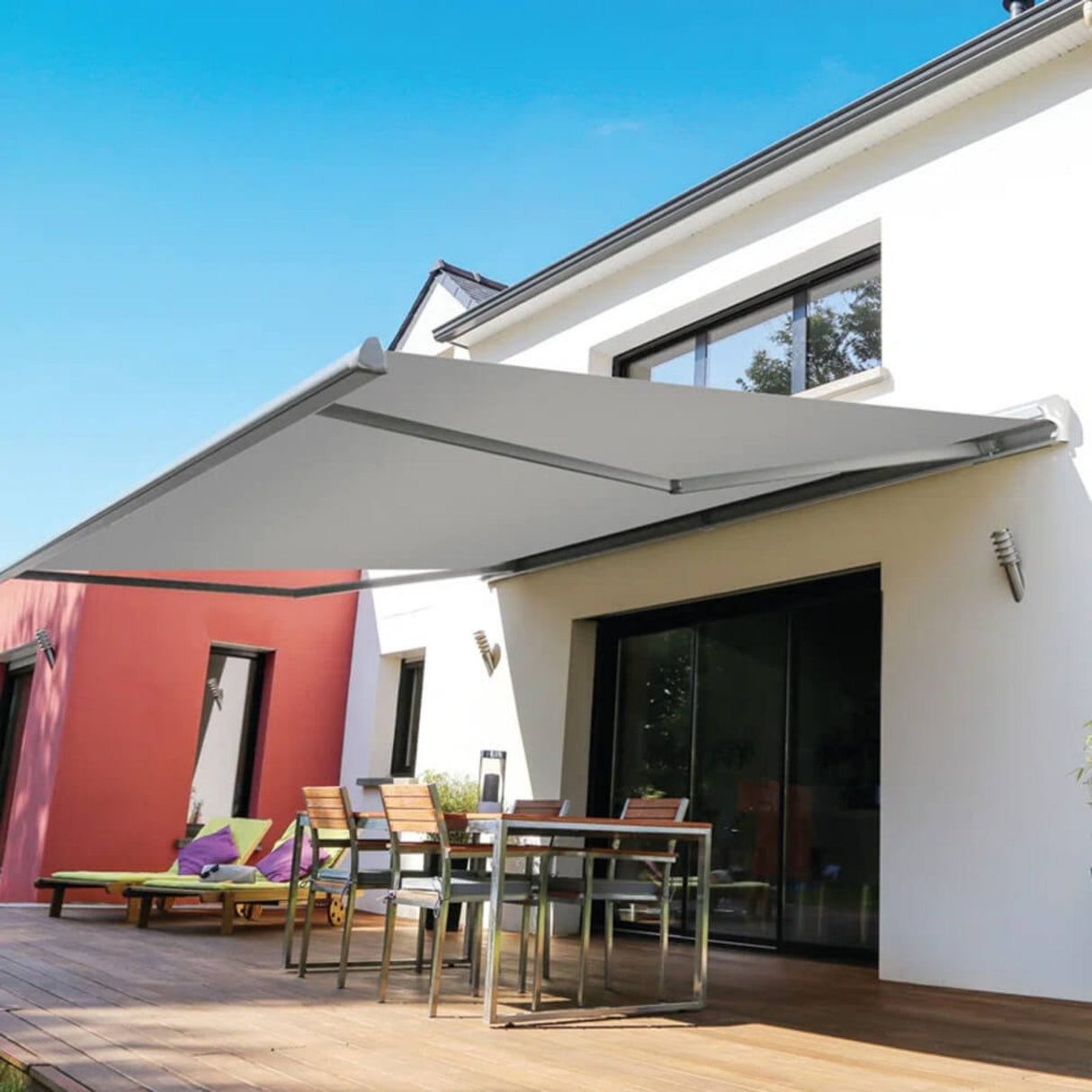 Advaning Luxury Series Fully Assembled Retractable Sun Shade Canopy Awning (SAK31549)