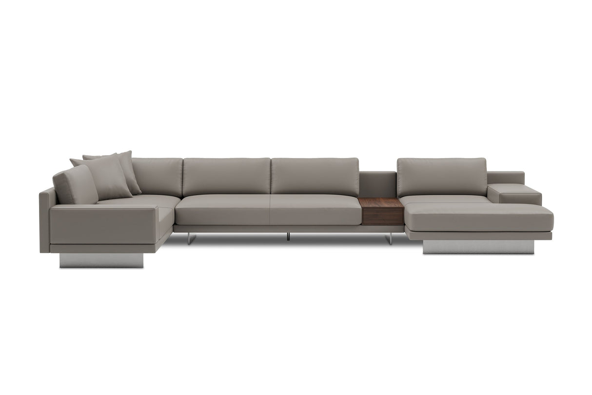 Alessandro Leather Modular Sectional Sofa