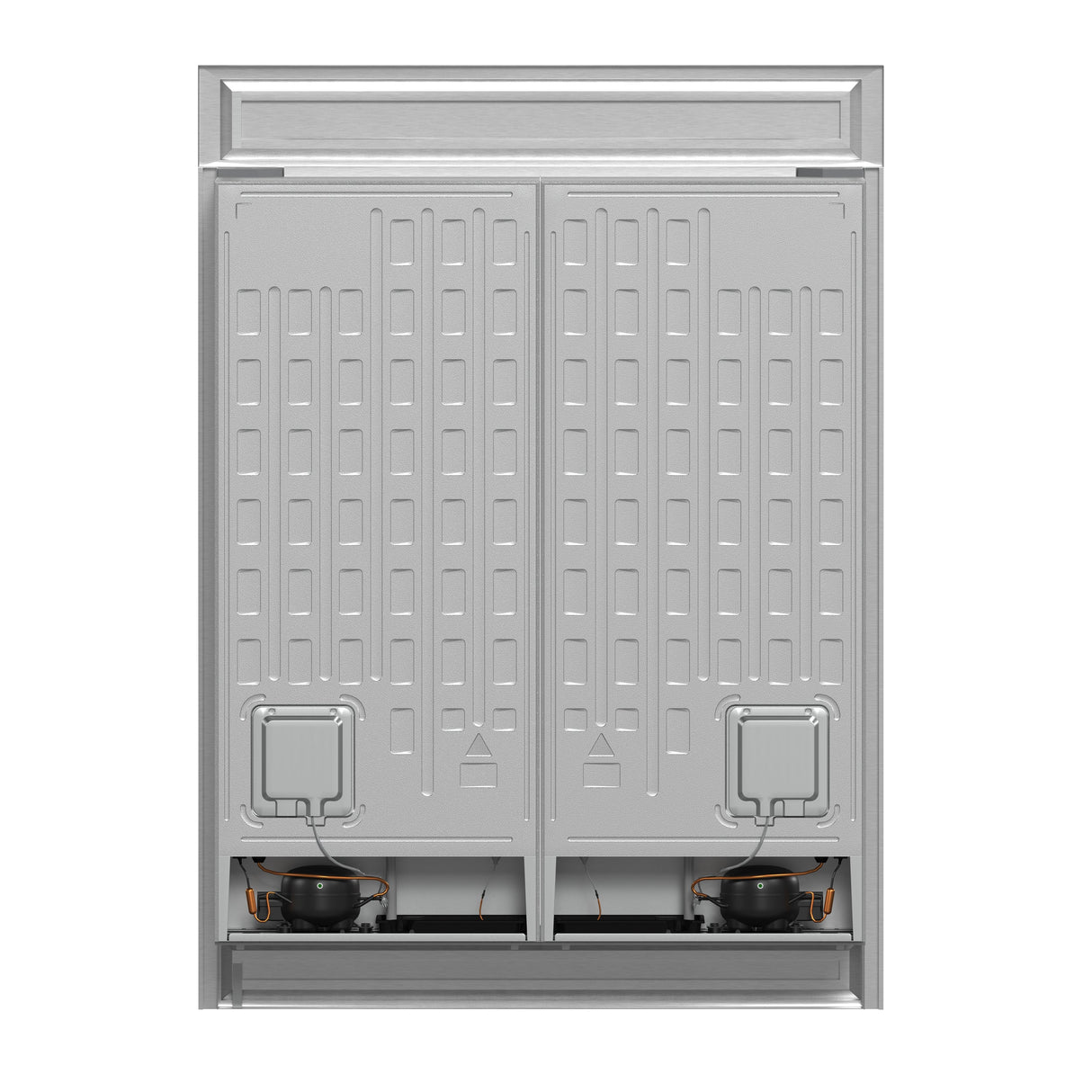 FORNO Maderno 60" 27.2 cu.ft. Convertible Refrigerator and Freezer with Modern Trim Kit, FFFFD1722-60S