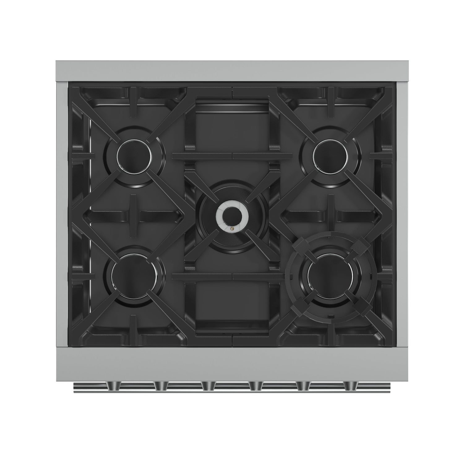 FORNO Massimo 30″ 4.32 cu. ft. Freestanding Gas Range with 5 Burners, FFSGS6239-30