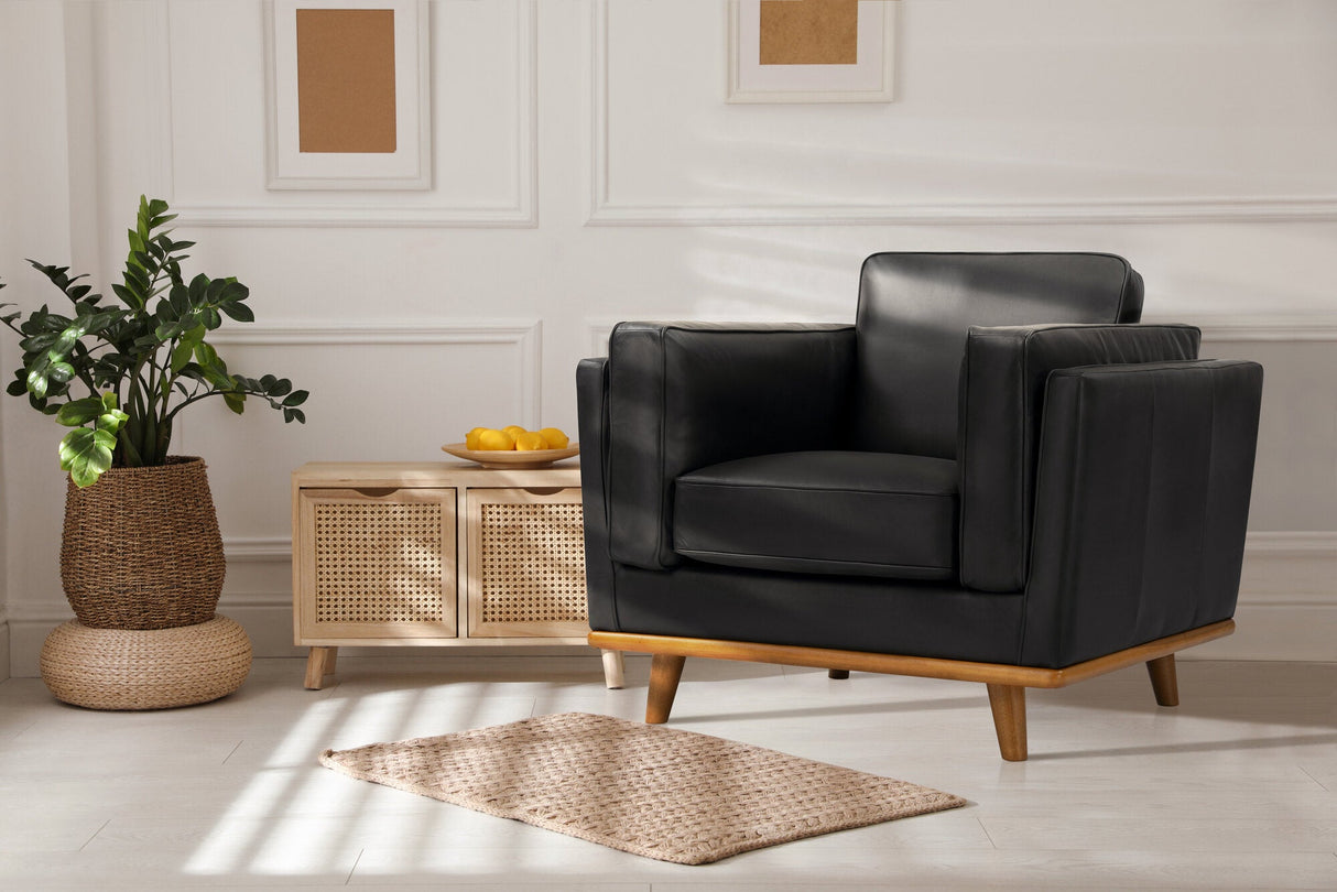 Artisan Leather Accent Chair