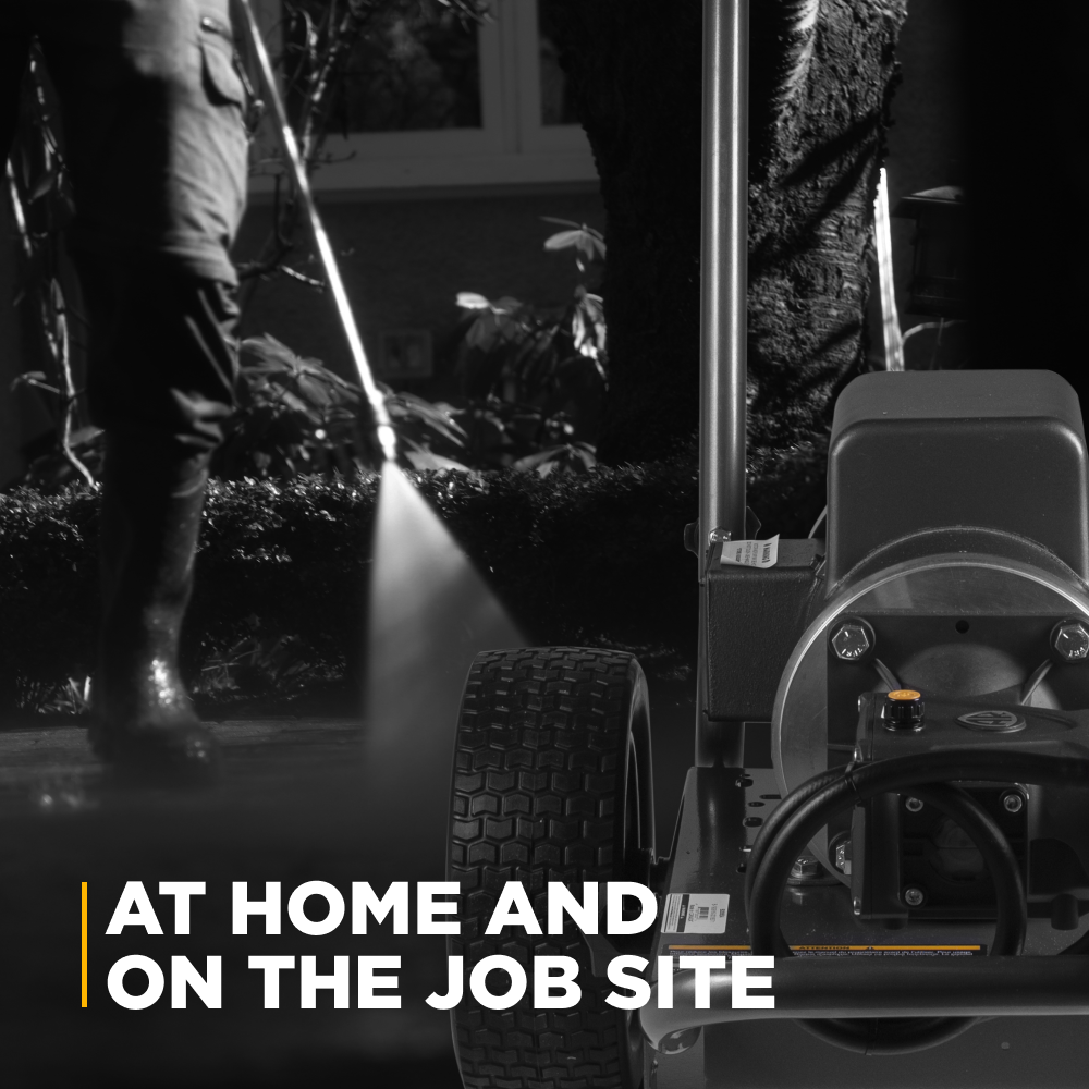 BE Power 2,700 PSI 3.5 GPM 7.5 HP Electric Pressure Washer with Baldor Motor and AR Triplex Pump - B2775EA