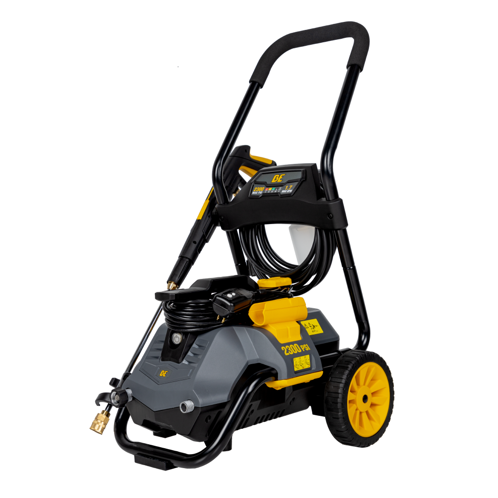 BE Power 2,300 PSI 1.7 GPM Electric Pressure Washer with Powerease Motor and AR Axial Pump - P2314EN