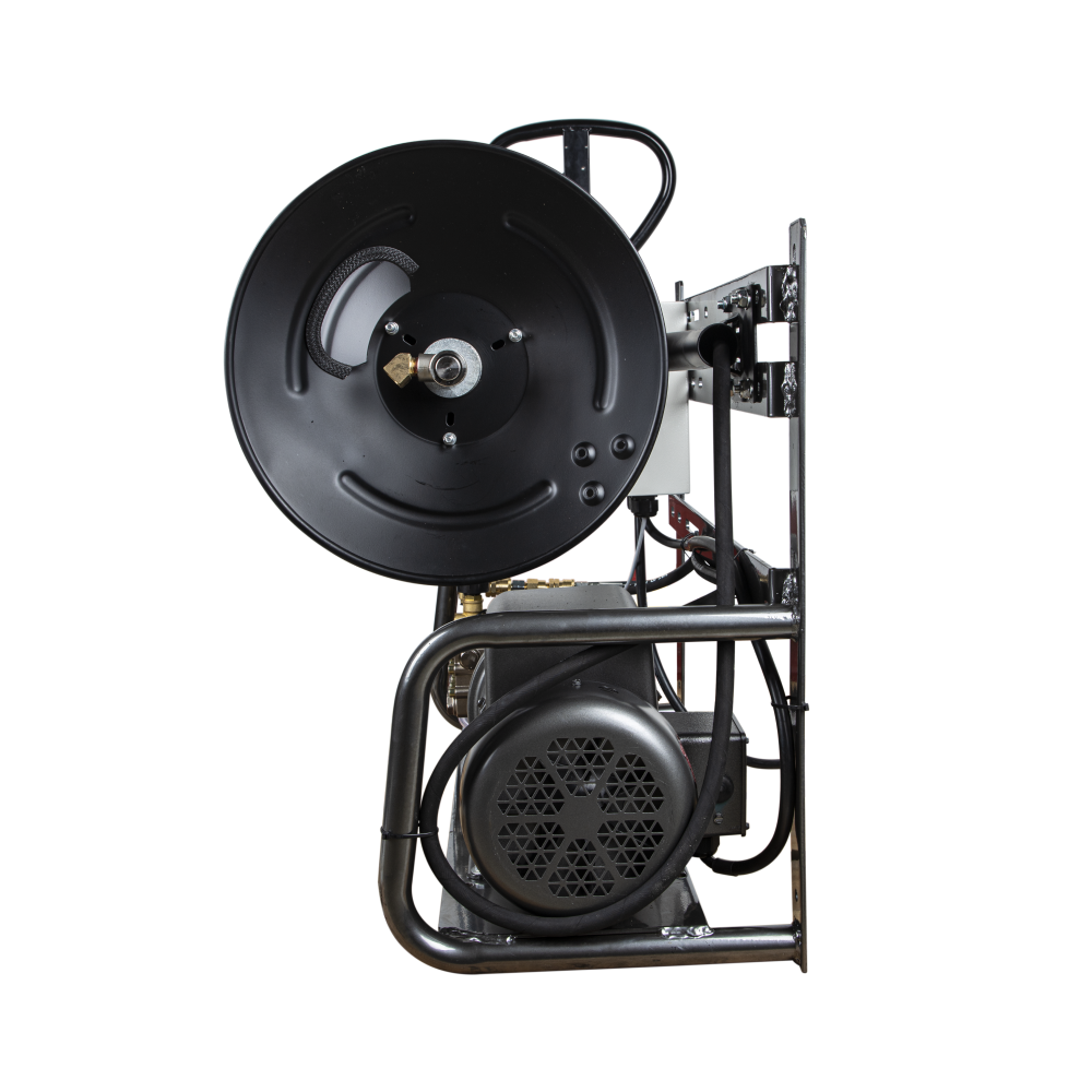 BE Power 2,000 PSI 4.0 GPM 5.0 HP Electric Pressure Washer with Baldor Motor and General Triplex Pump - X-2050FW3GENHT2