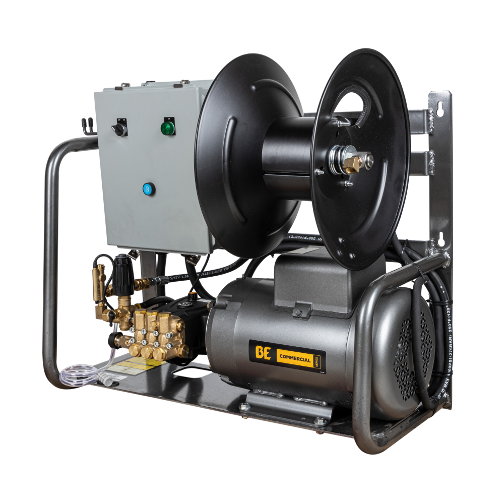 BE Power 3,000 PSI 4.0 GPM 7.5 HP Electric Pressure Washer with Baldor Motor and AR Triplex Pump - X-2775FW1A