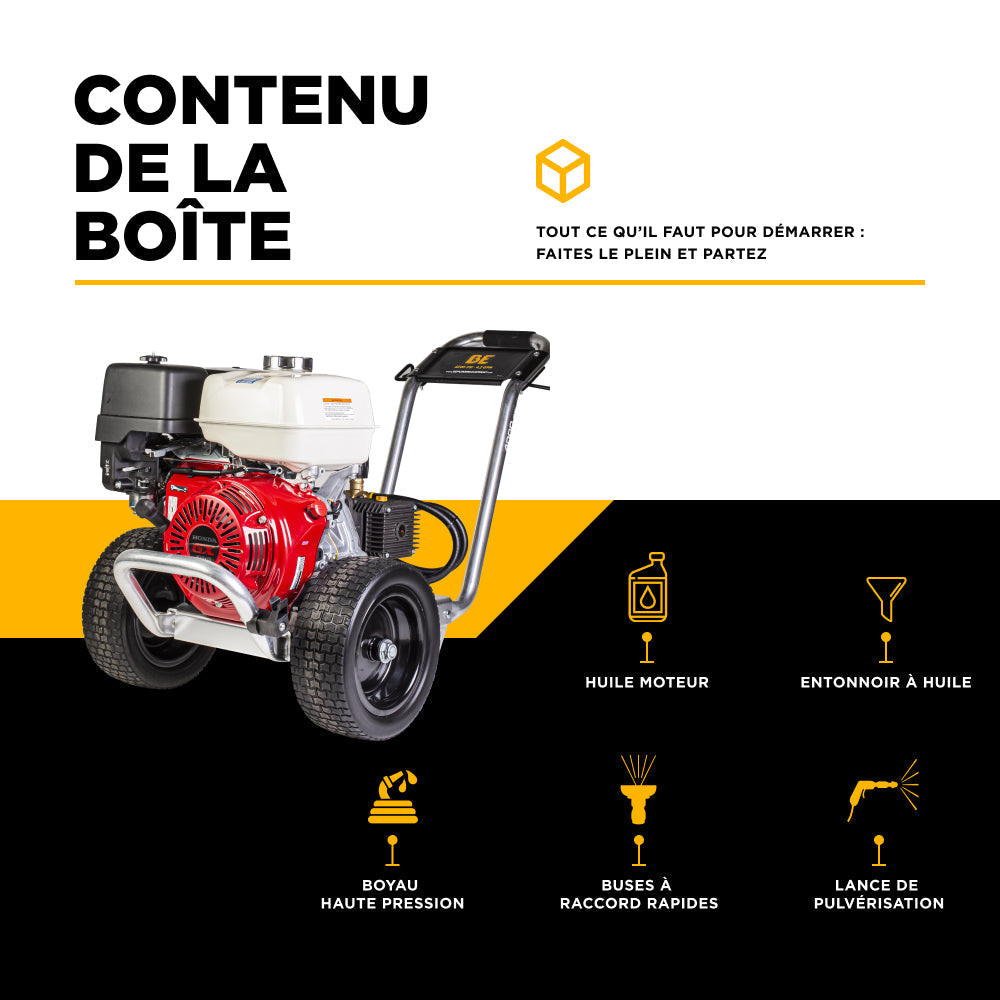 BE Power 4,200 PSI 4.2 GPM Cold Water Gas Pressure Washer - B4213HACS