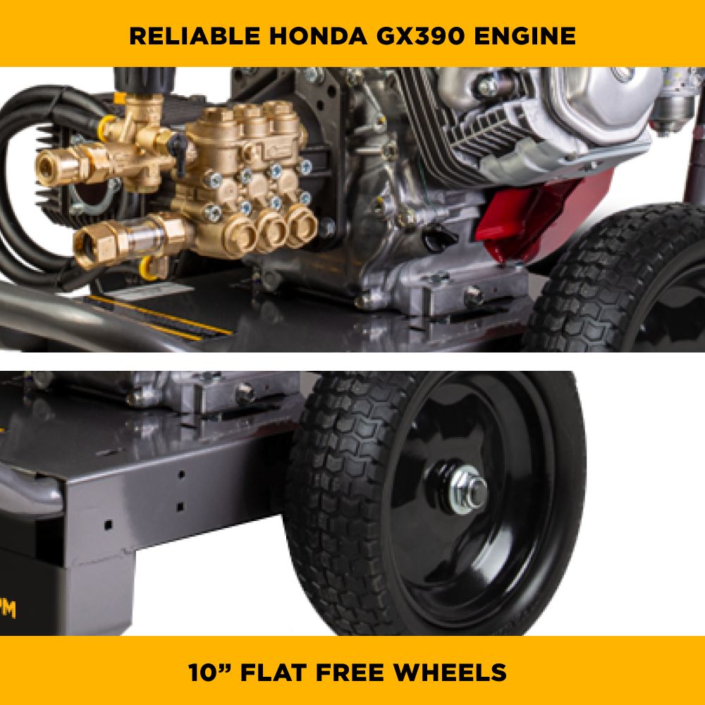 BE Power 4,200 PSI 4.2 GPM Cold Water Gas Pressure Washer - B4213HA