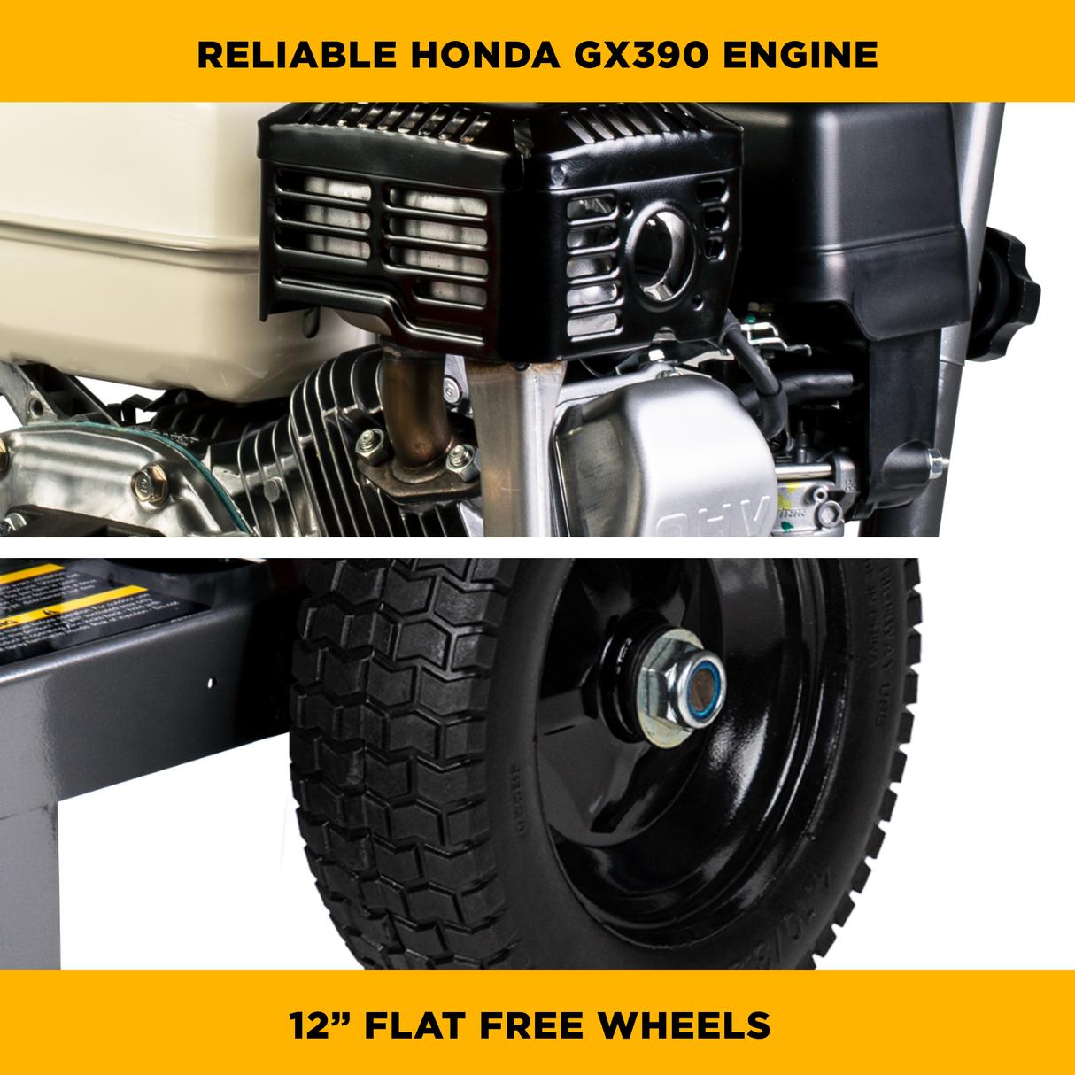 BE Power 4,200 PSI 4.2 GPM Cold Water Gas Pressure Washer - B4213HSGS