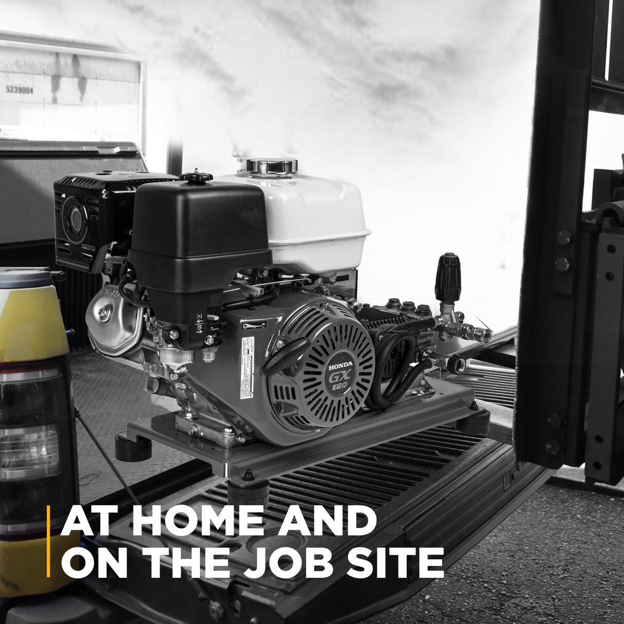 BE Power 4,200 PSI 4.2 GPM Truck Mount Cold Water Gas Pressure Washer - B4213HTBGS