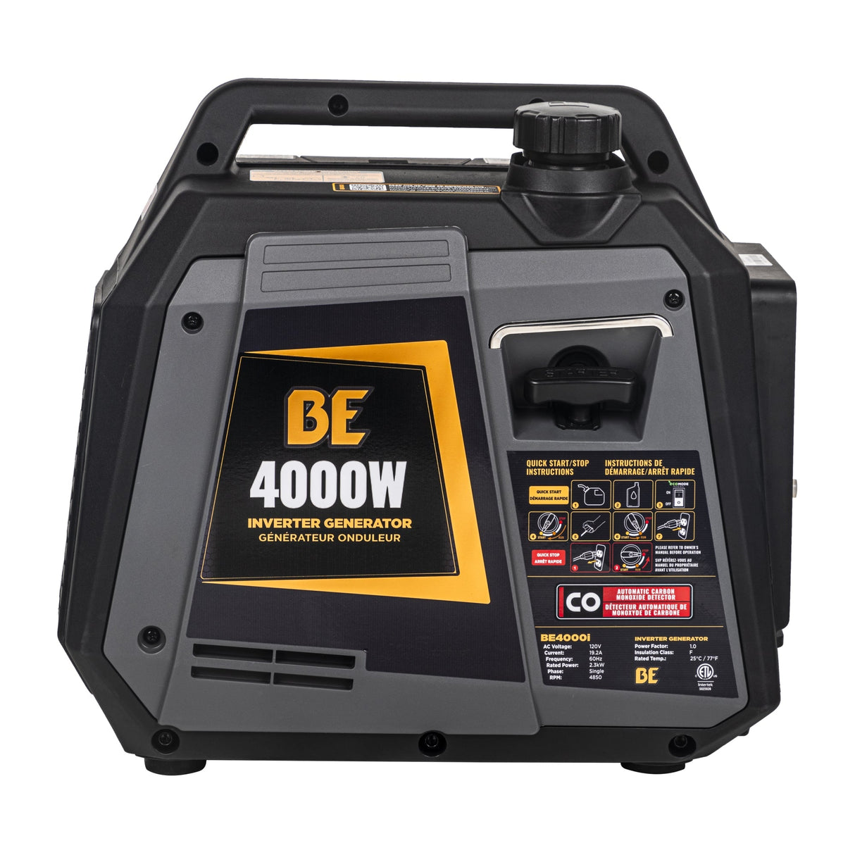 BE Power 4,000 Watt Digital Inverter Generator - BE4000I
