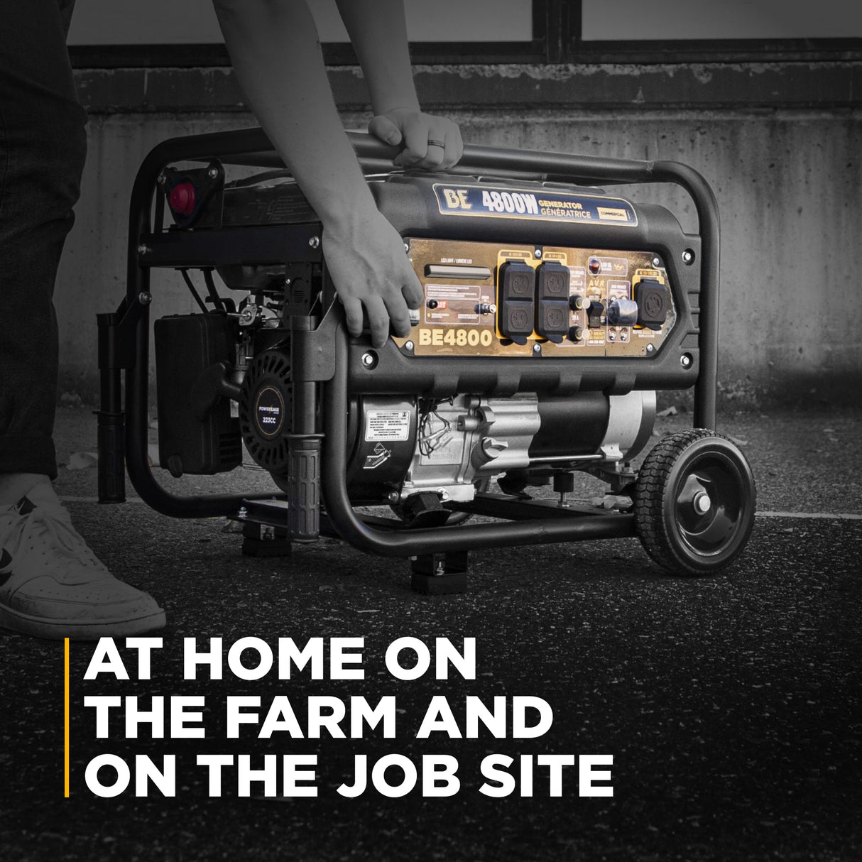 BE Power 4,800 Watt Generator - BE4800