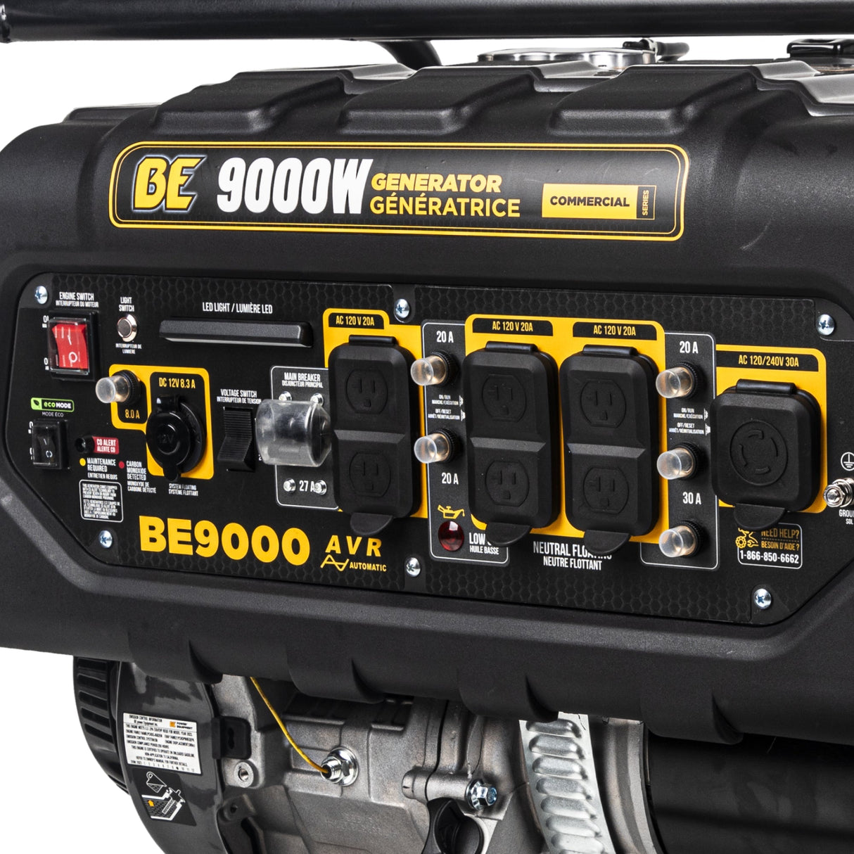BE Power 9,000 Watt Generator - BE9000