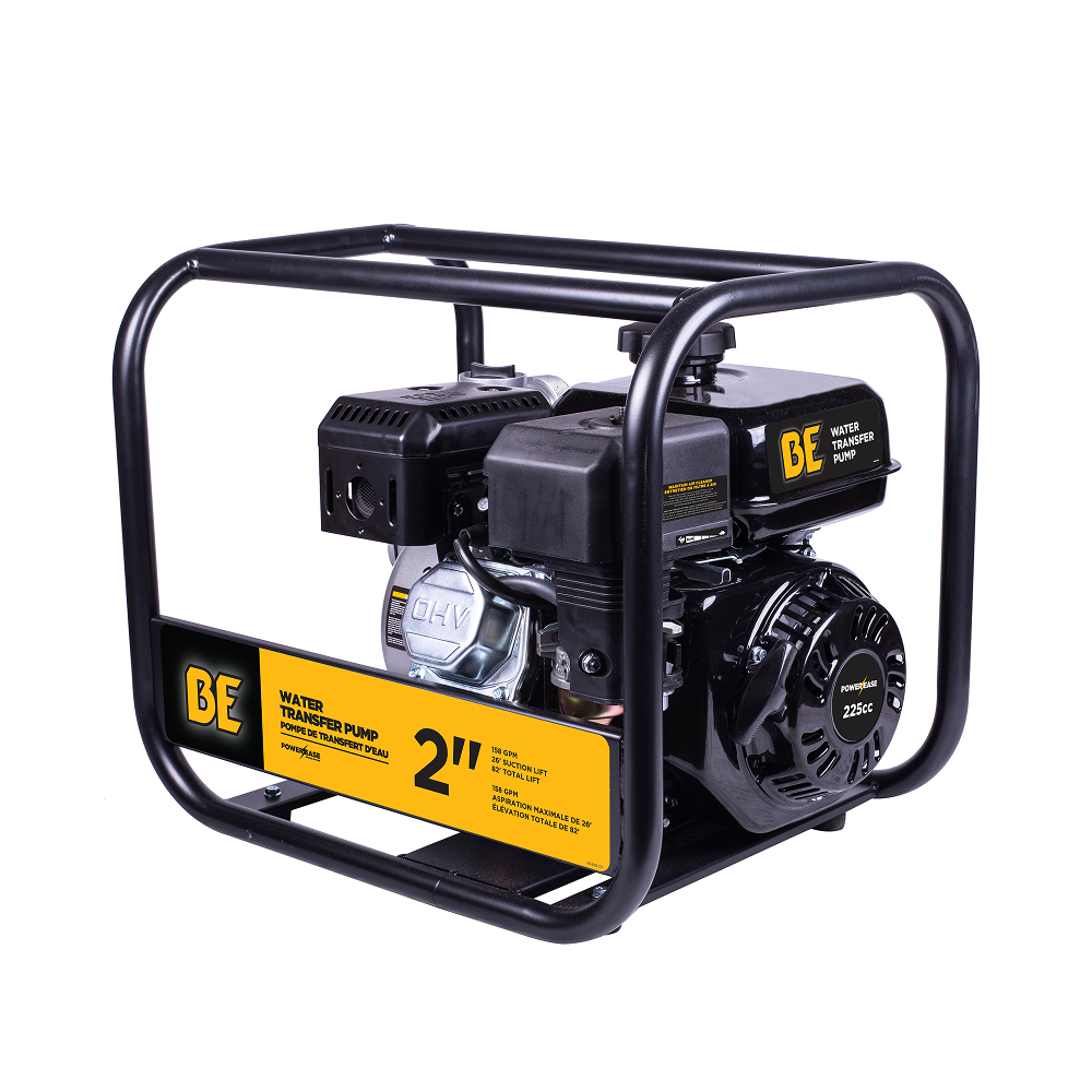 BE Power 2" 33PSI 158GPM Water Transfer Pump with Powerease 225 Engine