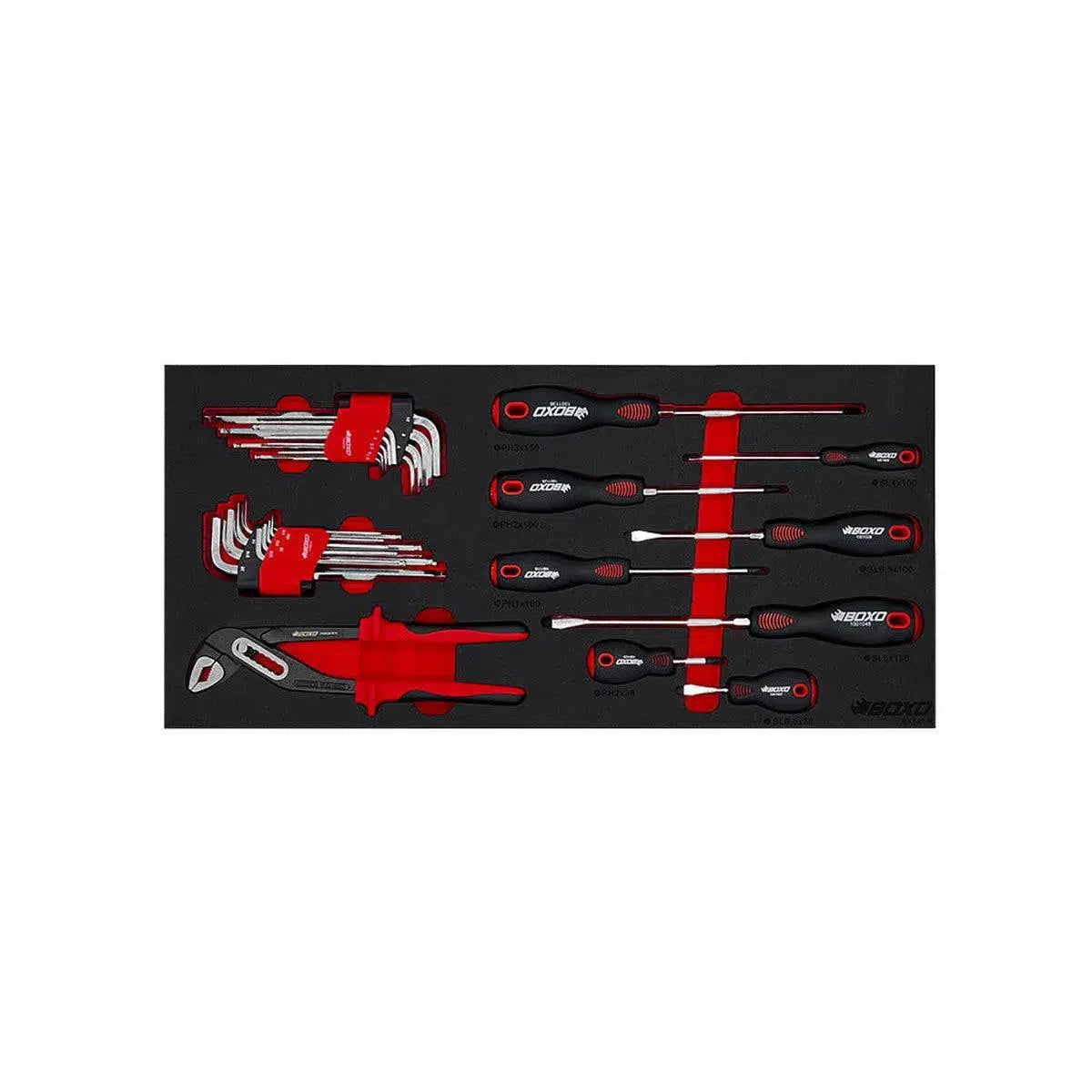 159-Piece Metric and SAE Combo 5-Drawer Hand Carry Tool Box