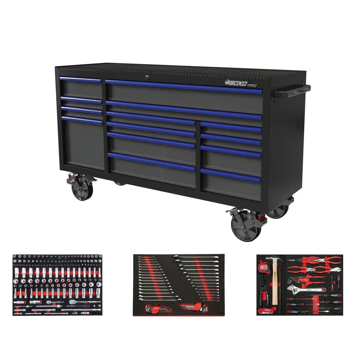 Pro Series | Loaded 72" 14-Drawer Rolling Tool Box