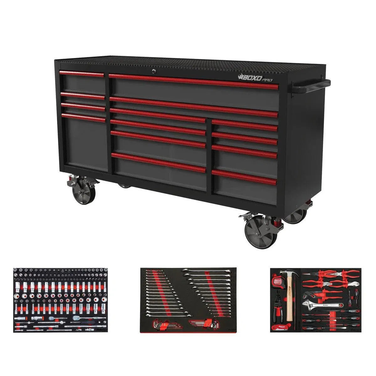 Pro Series | Loaded 72" 14-Drawer Rolling Tool Box