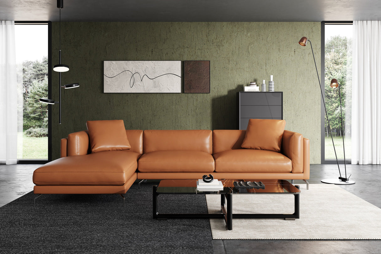 Zadar Leather Sectional Sofa