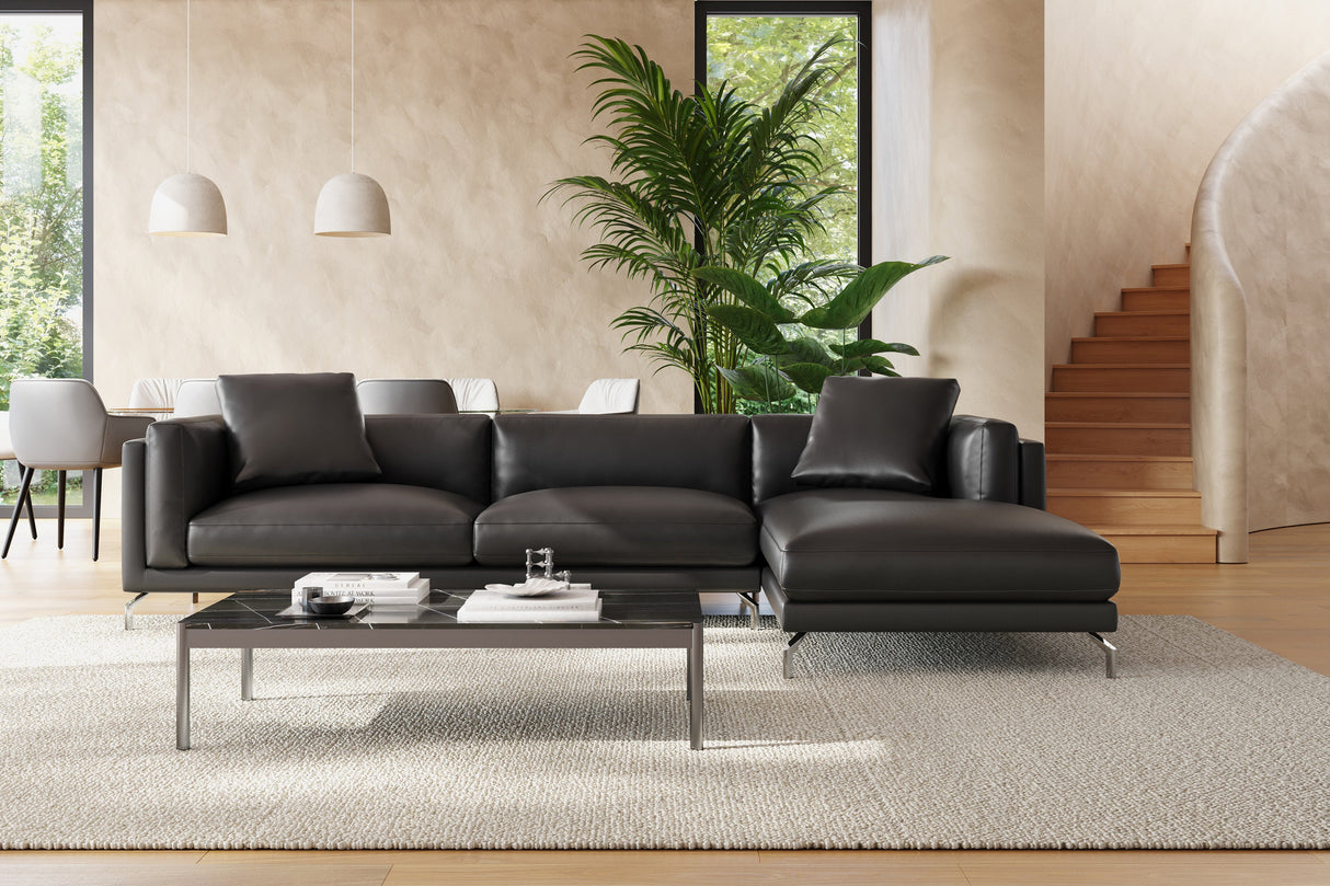 Zadar Leather Sectional Sofa