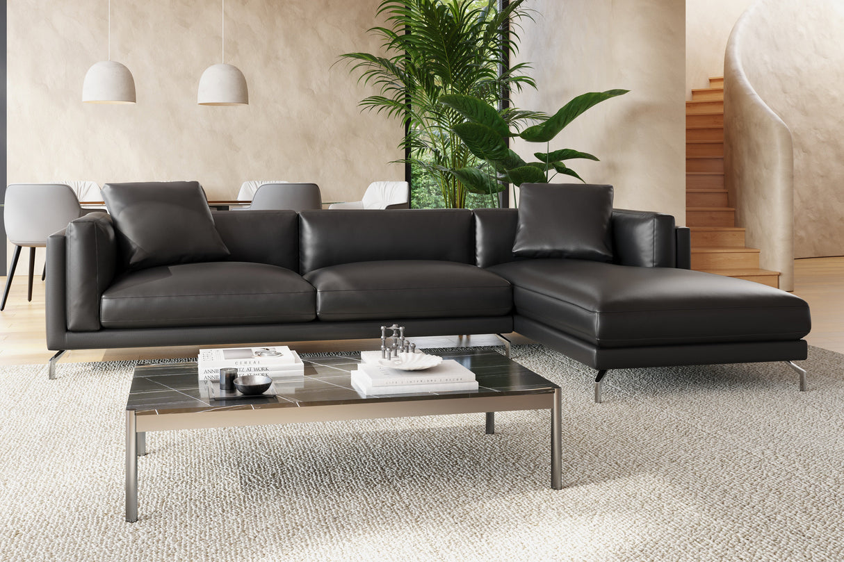 Zadar Leather Sectional Sofa