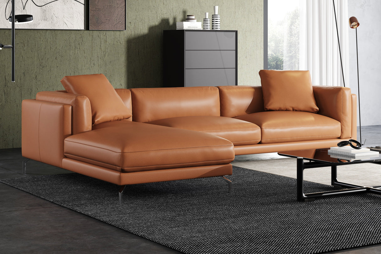 Zadar Leather Sectional Sofa
