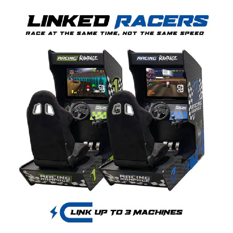Racing Home Arcade Machine - Linked Racers