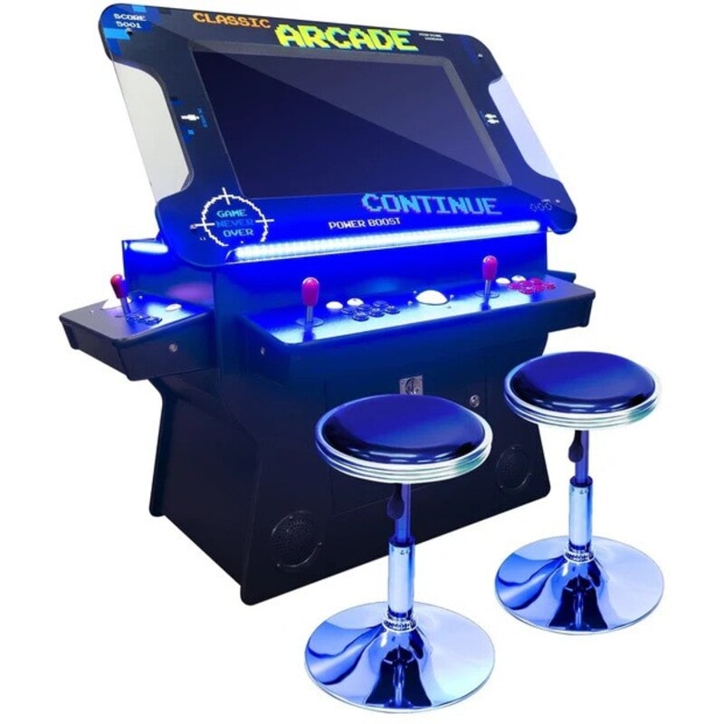 Creative Arcades 3-Sided Tilt Cocktail Arcade Machine 5200 Games