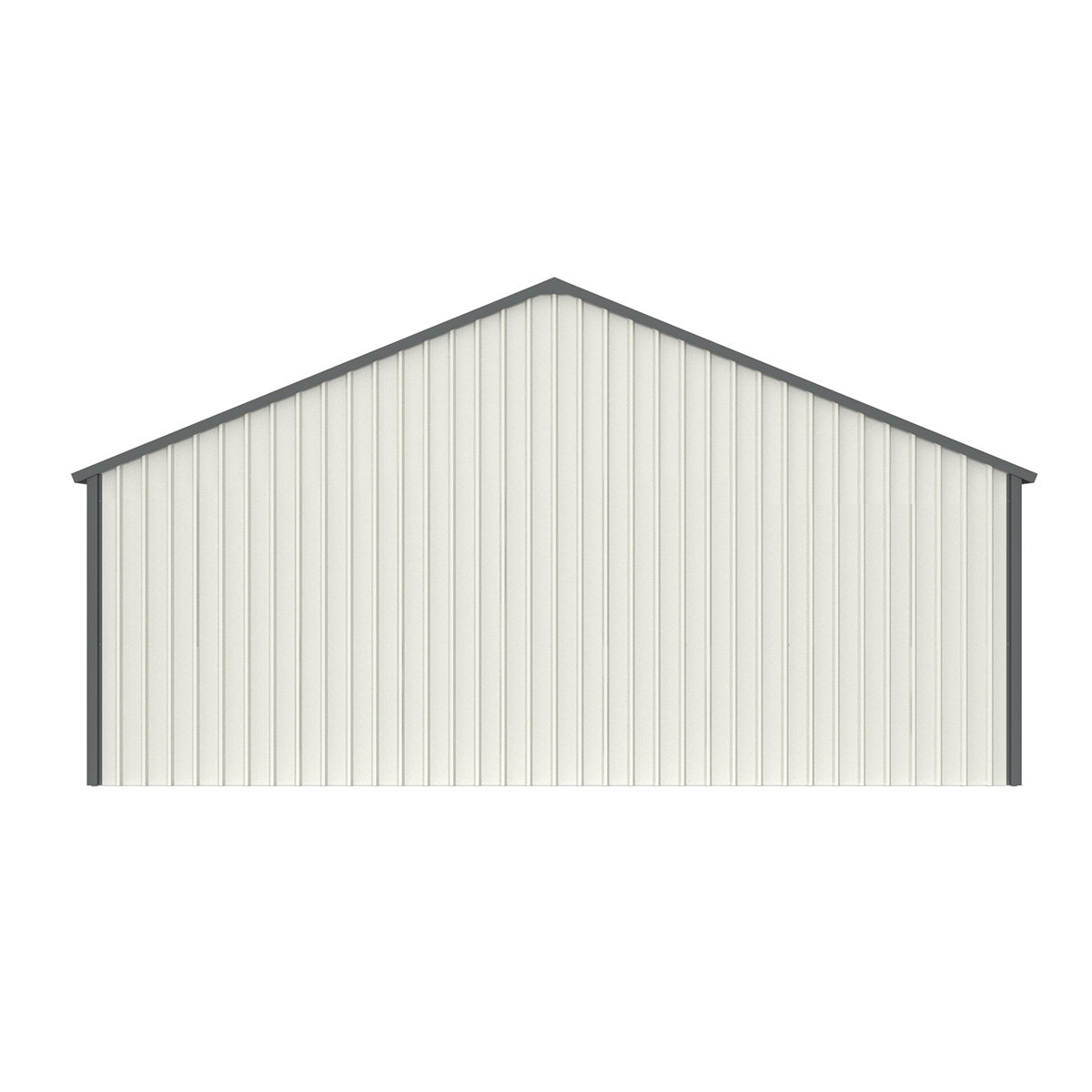 25' x 33' Double Garage Metal Shed with Side Entry Door