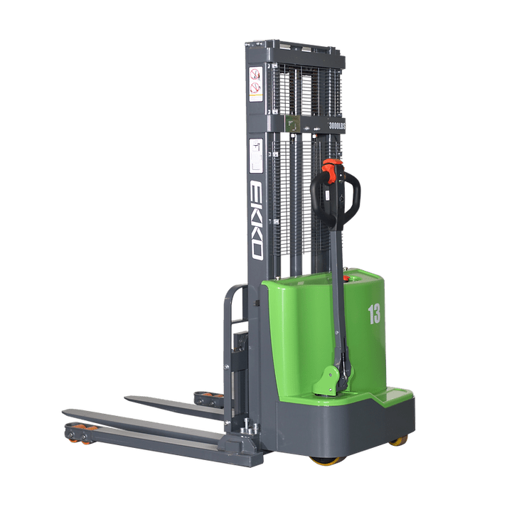 Ekko EB13C-118Li 2800 lb Lithium Straddle Stacker