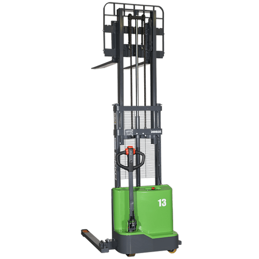 Ekko EB13C-145Li 2800 lb Lithium Straddle Stacker