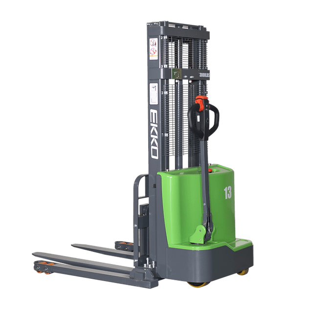 Ekko EB13C-145Li 2800 lb Lithium Straddle Stacker