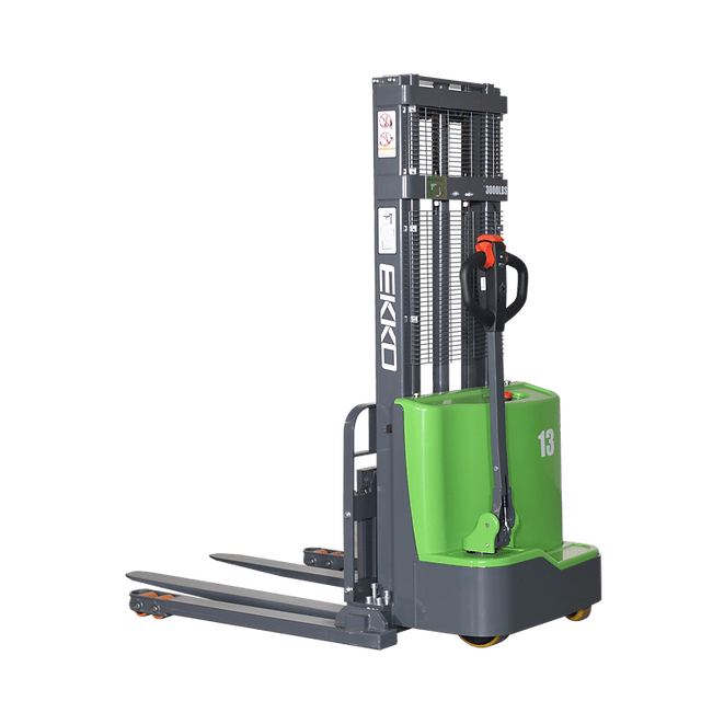 Ekko EB13C-98Li 2800 lb Lithium Straddle Stacker
