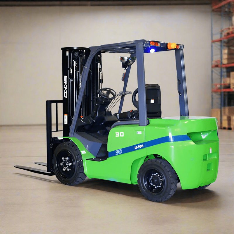 Ekko EK30GT-Li Lithium Powered Forklift, 6000 lbs Cap., 185" Lift Ht