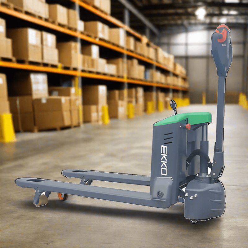Ekko EP18JNLI Full Electric Narrow Pallet Jack 4000 lb. Capacity