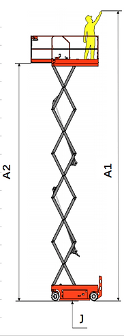 Ekko Aerial Work Platform Lift ES80E-LI