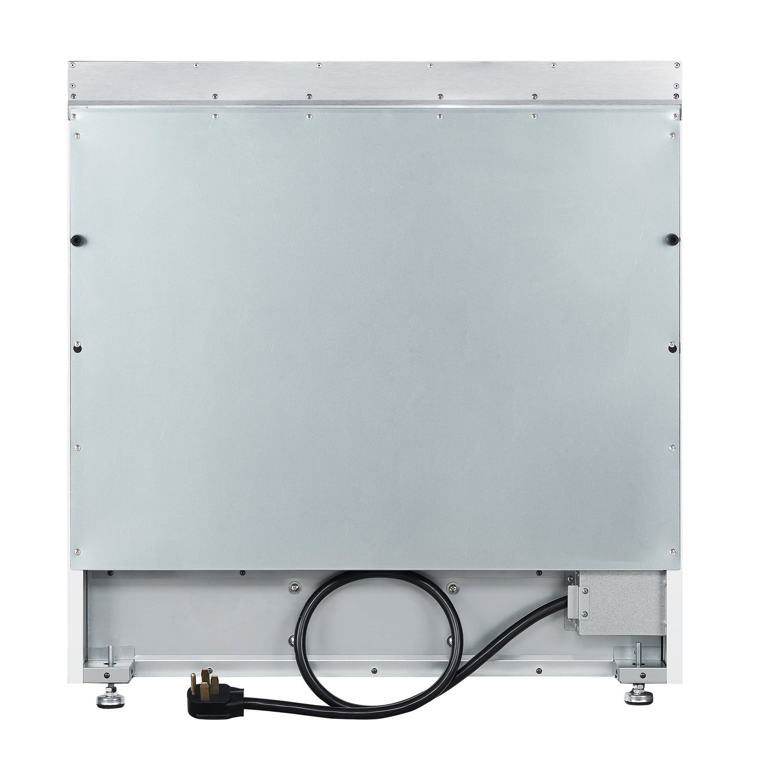 FORNO Paolo 36" 5.44 cu. ft. Freestanding Electric Range with True Convection Oven in White with Antique Brass Accents, FFSEL6011-36WHT