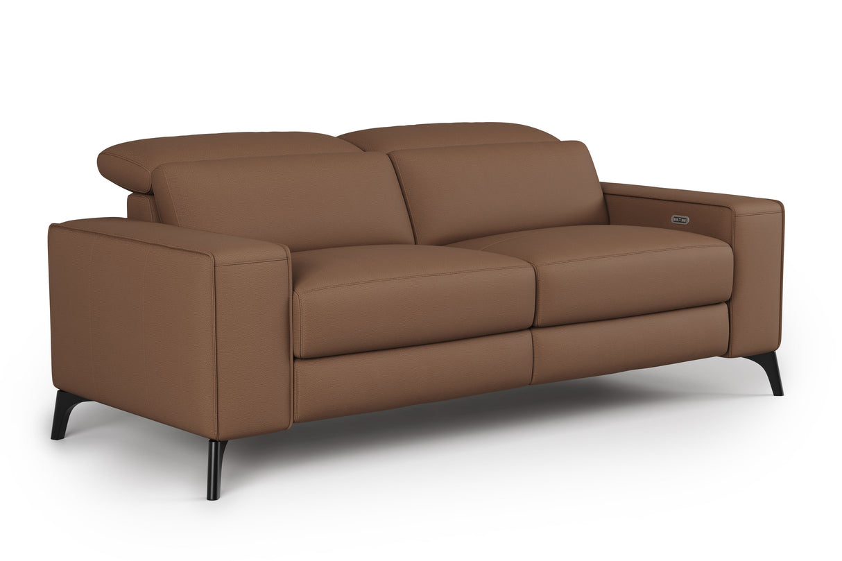 Esther Leather Dual Recliner Sofa