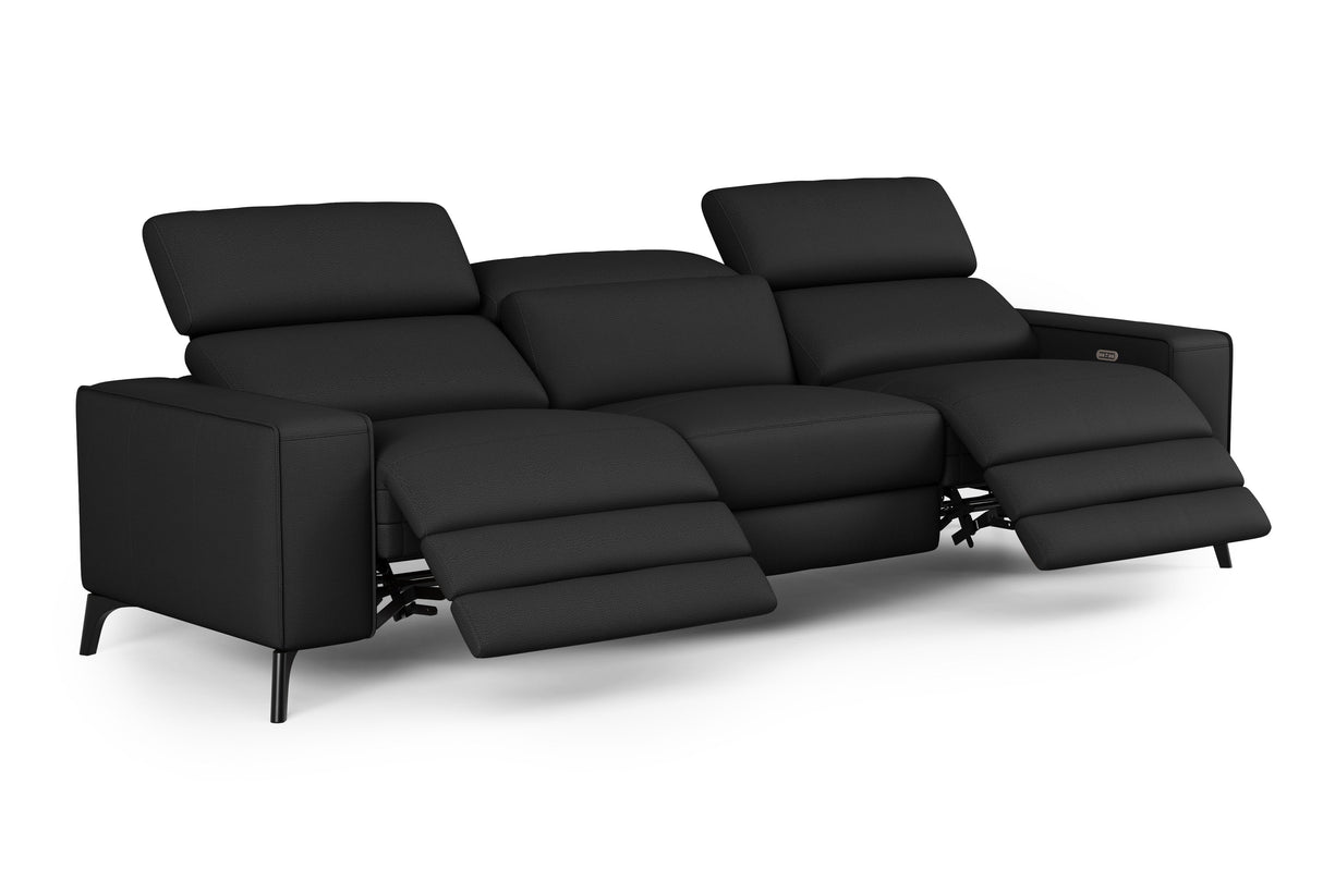 Esther Leather Dual Recliner Sofa