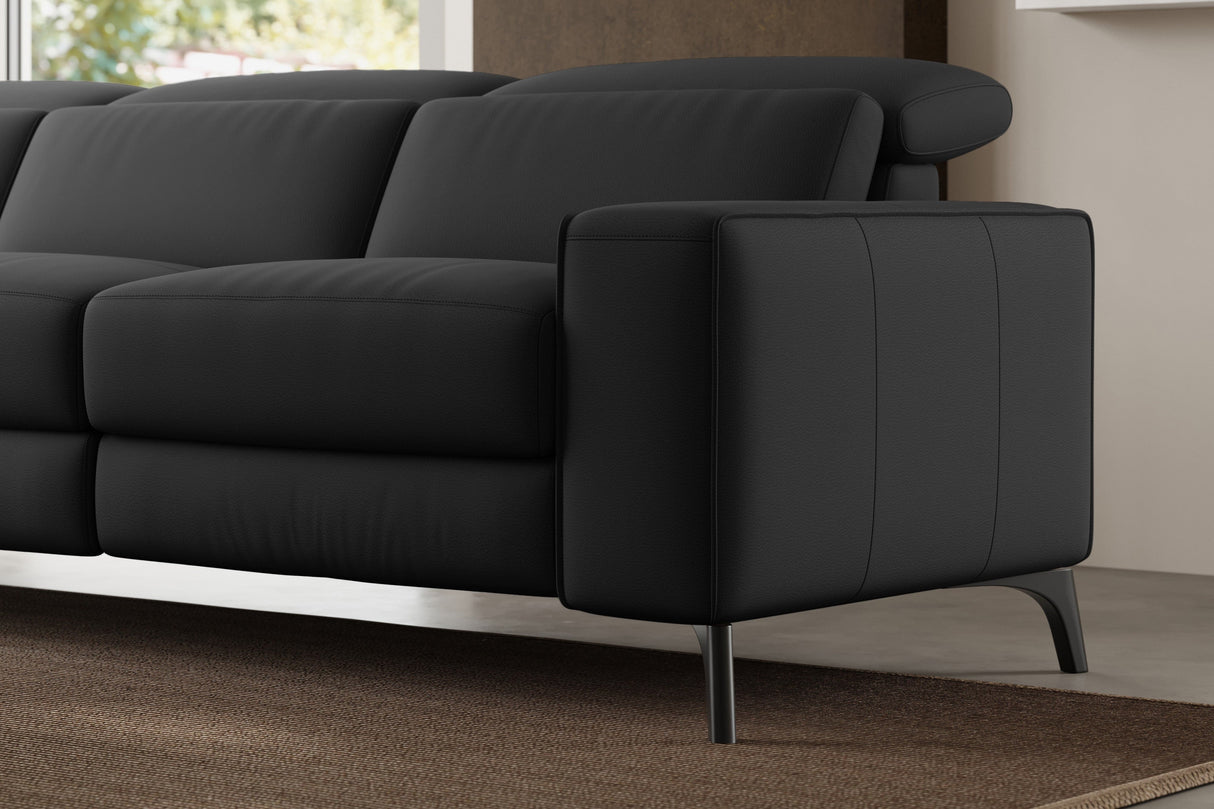 Esther Leather Dual Recliner Sofa