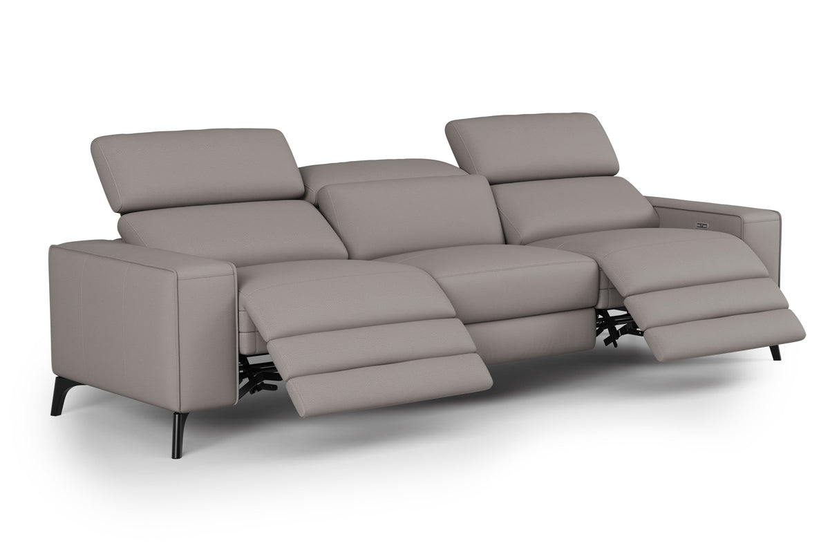 Esther Leather Dual Recliner Sofa