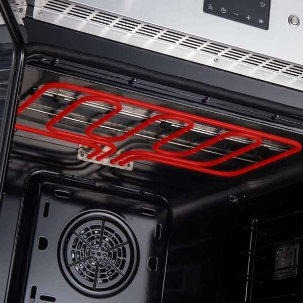 FORNO Asti 30" 3.58 cu. ft. French Door Electric Wall Oven with Air Fry, Self-Clean and Sous Vide, FBOEL1333-30