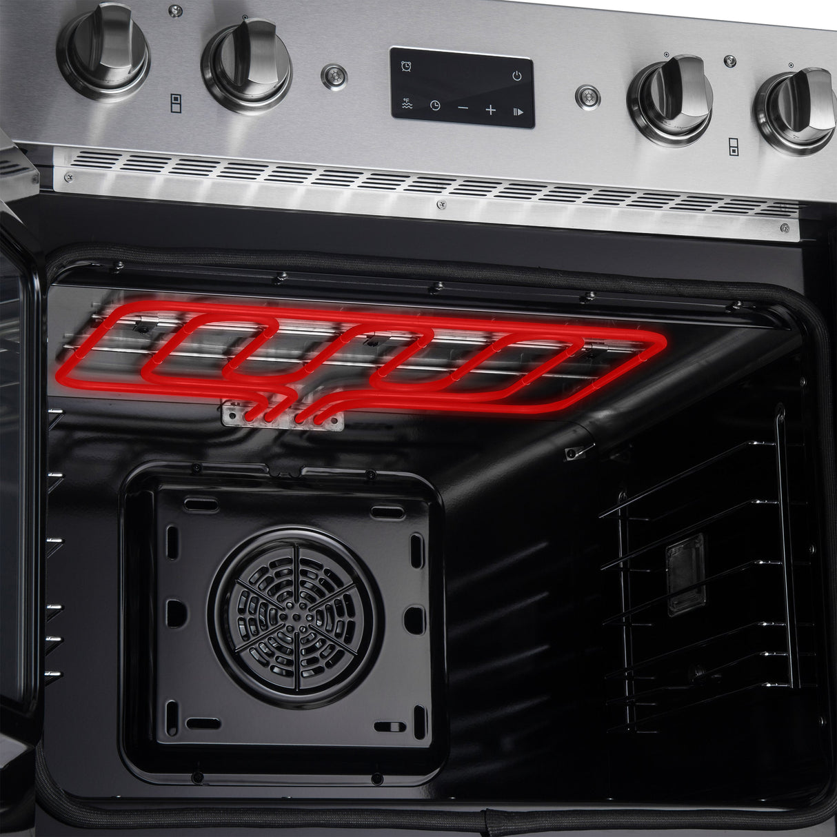 FORNO Asti 30" 7.36 cu. ft. French Door Double Electric Wall Oven with Air Fry, Self-Clean and Sous Vide, FBOEL1340-30