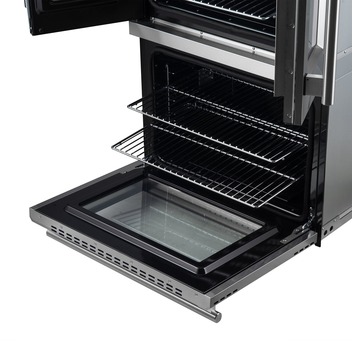 FORNO Asti 30" 7.36 cu. ft. French Door Double Electric Wall Oven with Air Fry, Self-Clean and Sous Vide, FBOEL1340-30