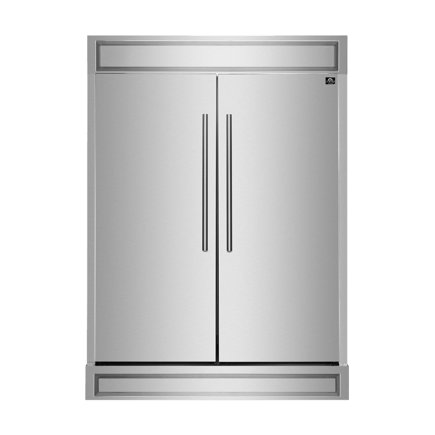 FORNO Appliance Package - 48" Gas Range, 60" Refrigerator, Microwave Drawer, Dishwasher, AP-FFSGS6244-48-26