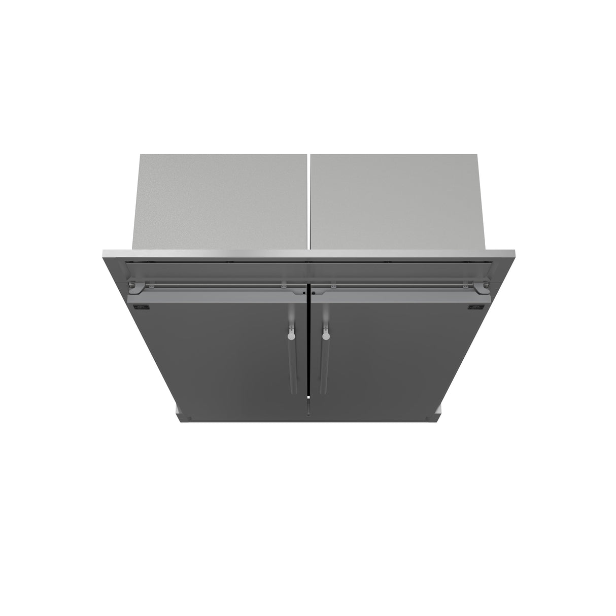 FORNO Maderno 60" 27.2 cu.ft. Convertible Refrigerator and Freezer with Modern Trim Kit, FFFFD1722-60S