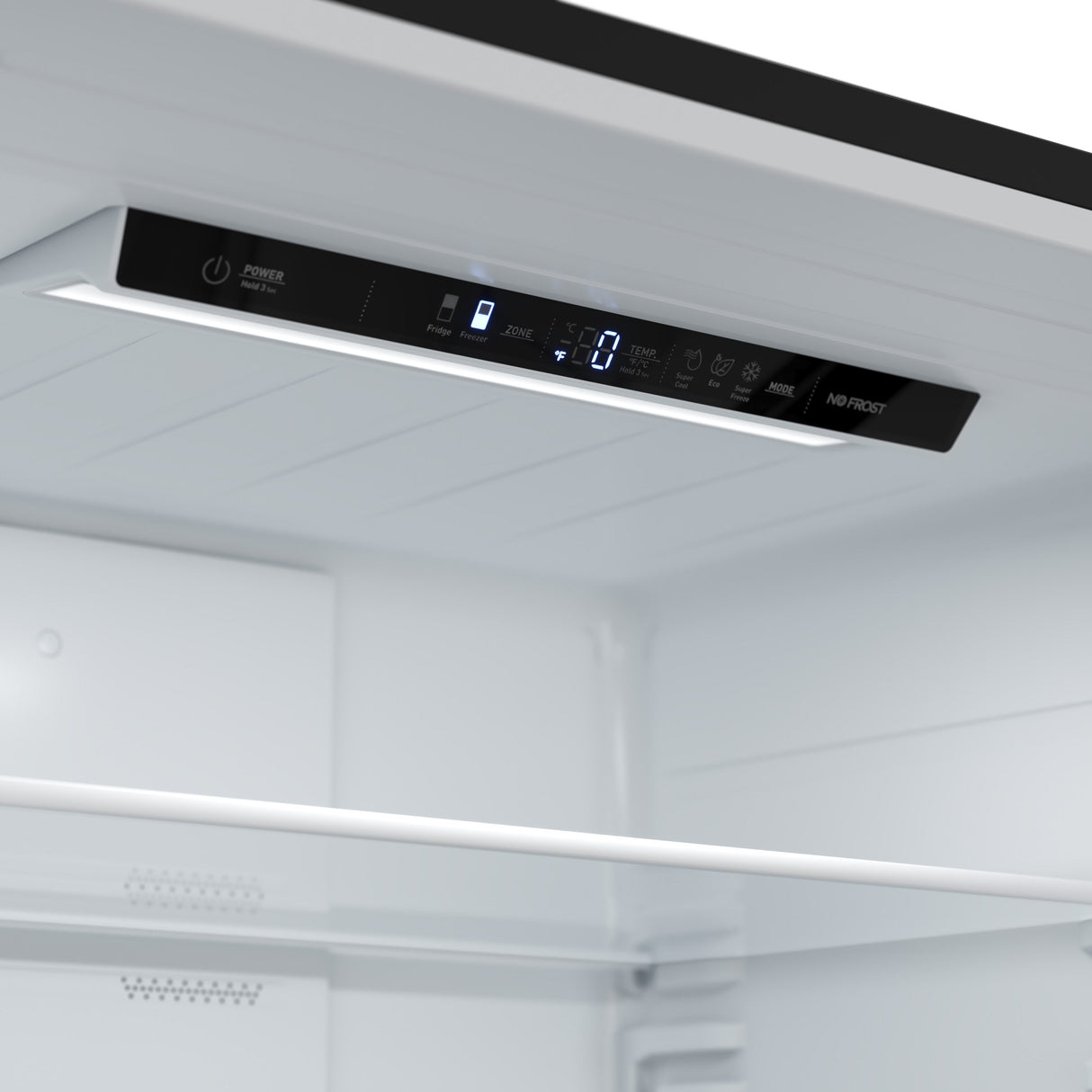 FORNO Espresso Milano 31" 17.2 cu. ft. Right Swing Refrigerator and Bottom Freezer in Black with Silver Handles, FFFFD1785-31BLK